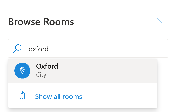 Browse Rooms by City