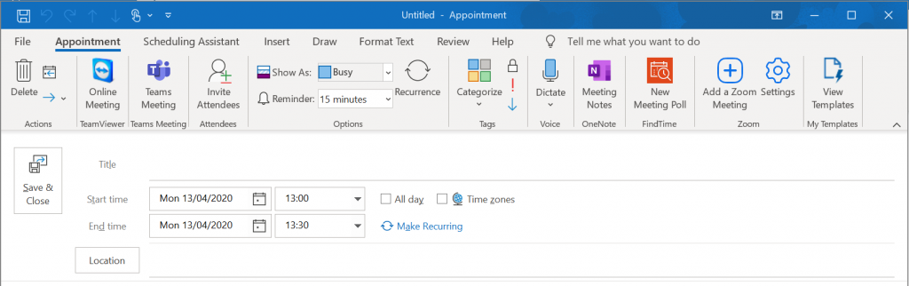 is zoom meeting for outlook free