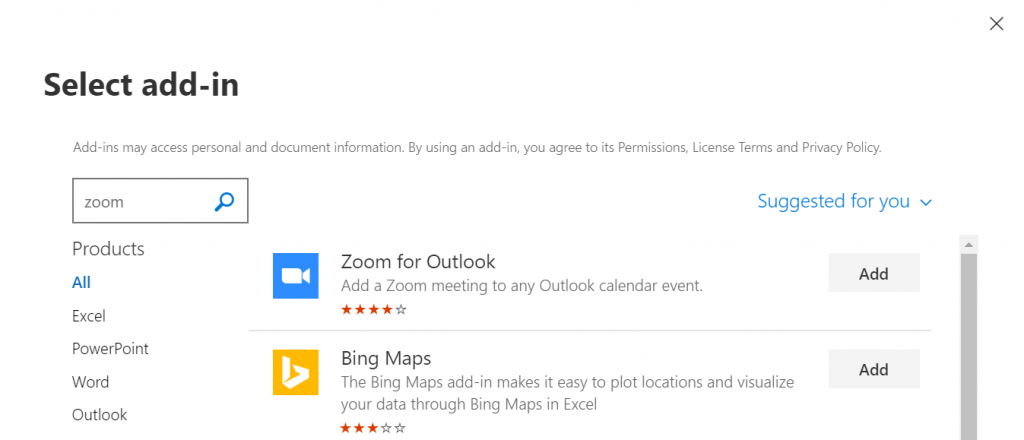 zoom add in for outlook download