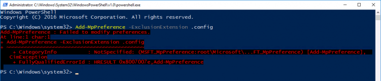 Unable To Update Defender Preferences – Brian Reid – Microsoft 365 ...