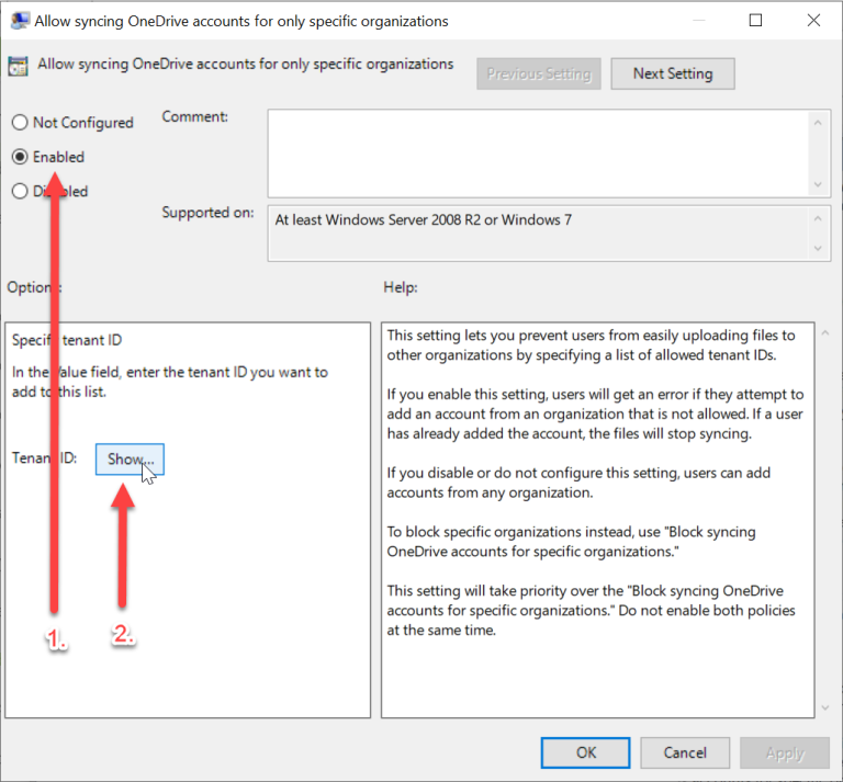 Restricting onedrive to multiple tenants brian reid microsoft 365