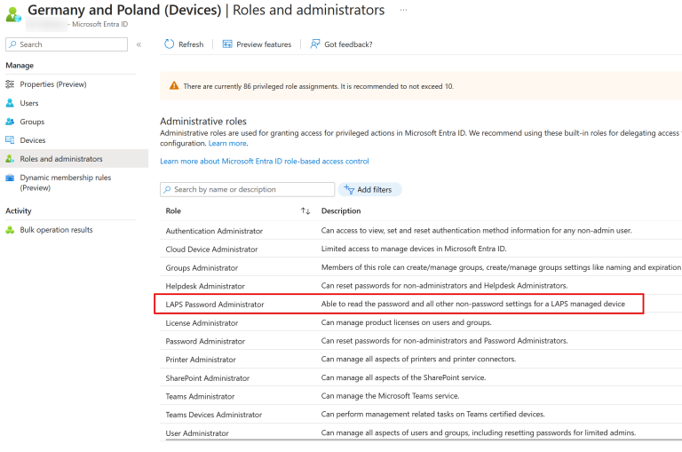 Windows Roles Windows LAPS and Granting Roles to Administrative Units – Brian Reid ...