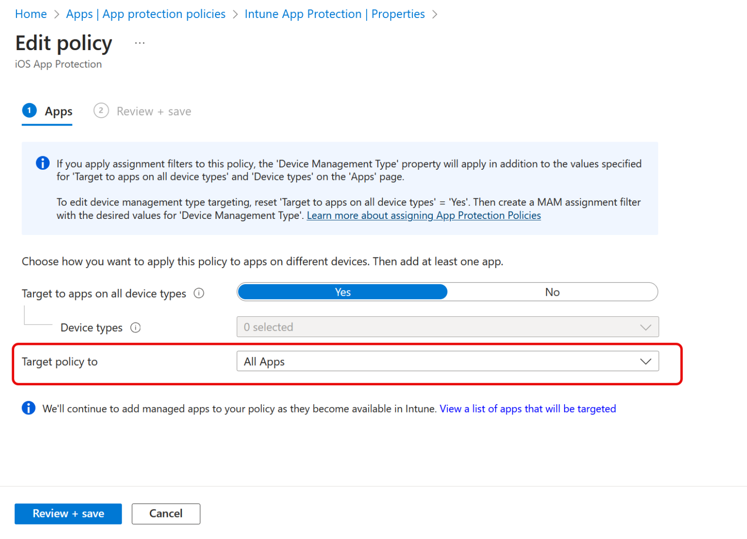 Intune App Protection Policies and “All Apps” Do Not Automatically Stay ...