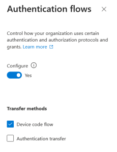 Device Code Authentication One Drive Device Code Flow and Authentication Transfer in Conditional Access ...